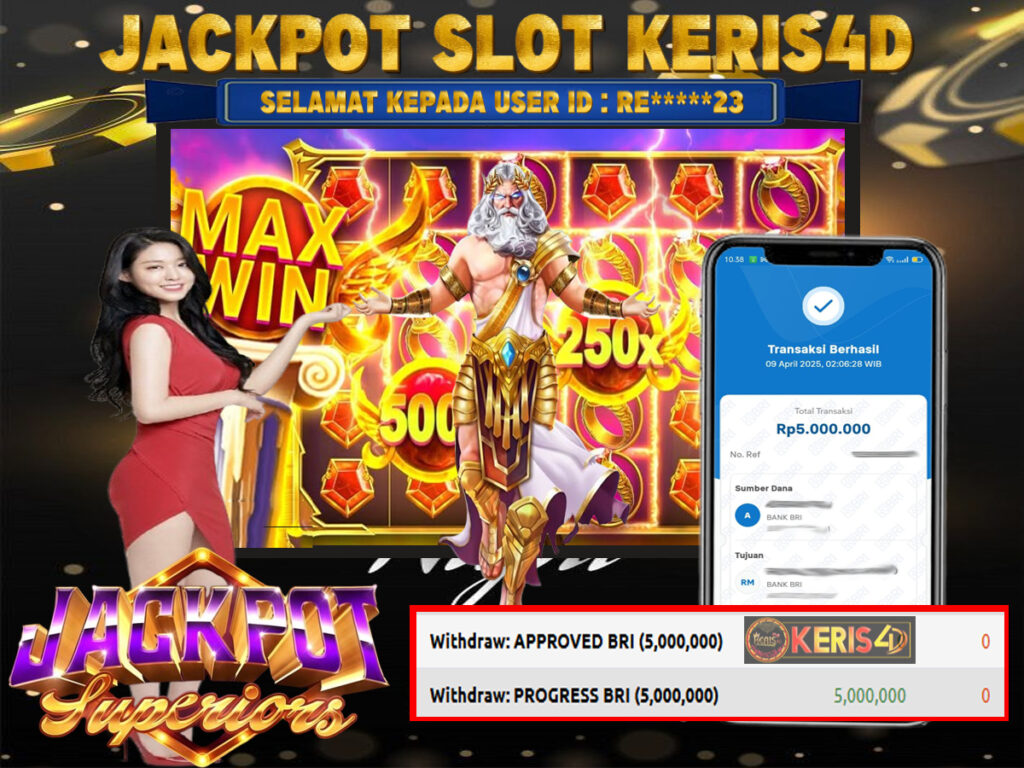JACKPOT SLOT GACOR MAIN GATES OF OLYMPUS 09 APRIL 2025