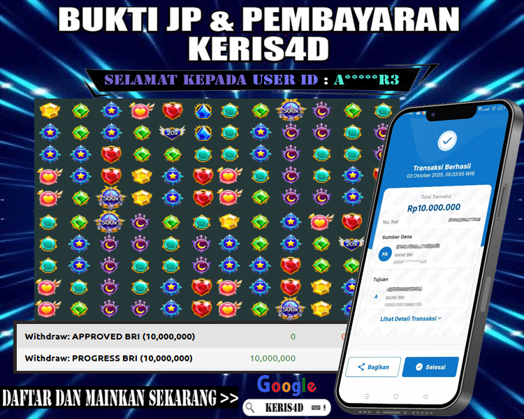 JACKPOT SLOT GACOR MAIN STARLIGHT PRINCES 03 OKTOBER 2025