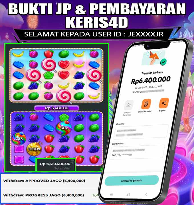 JACKPOT SLOT GACOR MAIN SWEET BONANZA 1000 27 DESEMBER 2025